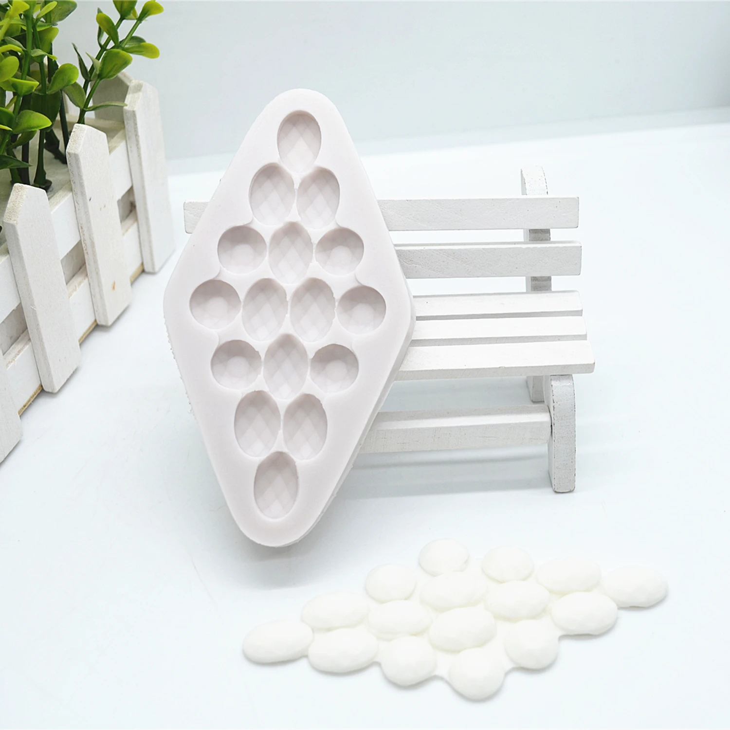 Luyou DIY Алмазы камень силиконовые Fondant (сахарная) формы торт декоративные