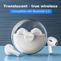 for lenovo lp80 wireless earphone 9d hifi sound noise reduction tws bluetooth compatible 5 0 sports earbud with microphone