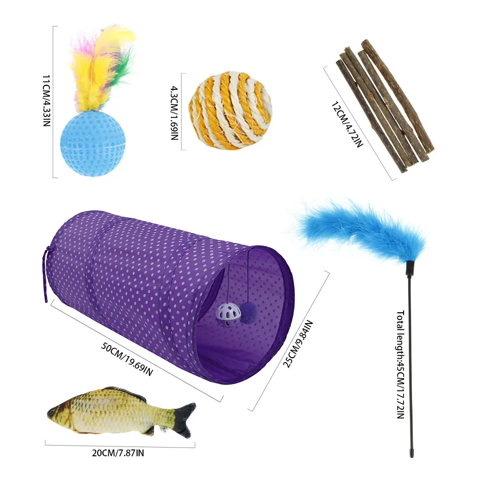 Игрушка для кошек шар плюс светильник перьев игрушка метания Забавный