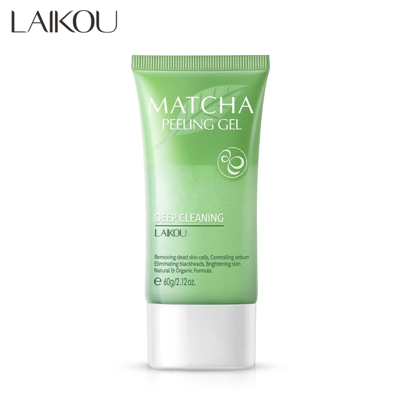 Matcha-Gel Exfoliante para limpieza profunda Facial, crema blanqueadora, Exfoliante Facial, eliminación profunda...