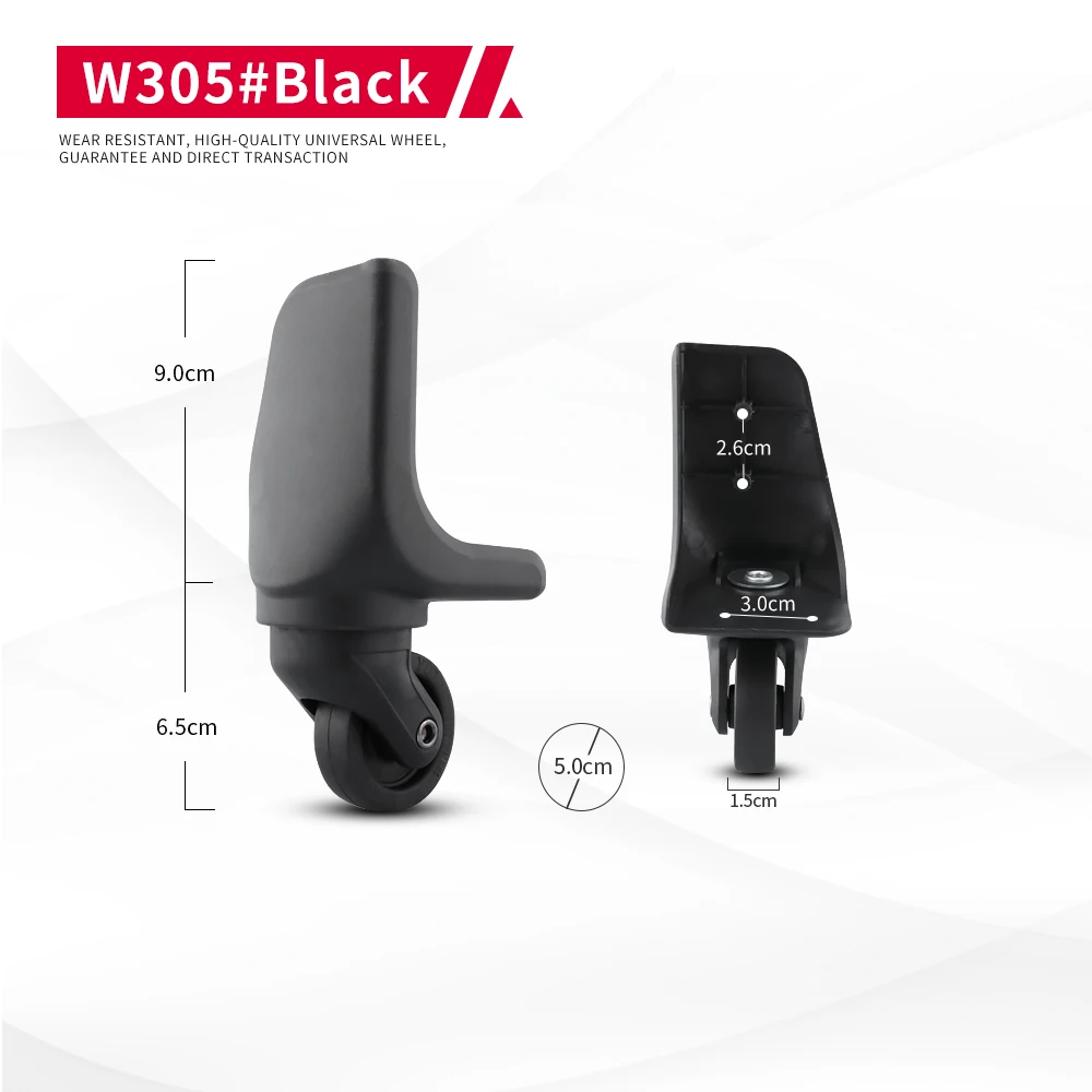 DILONG W305 Suitcases replace wheel trolley case accessories universal wheels repair with tools instead durable mute casters