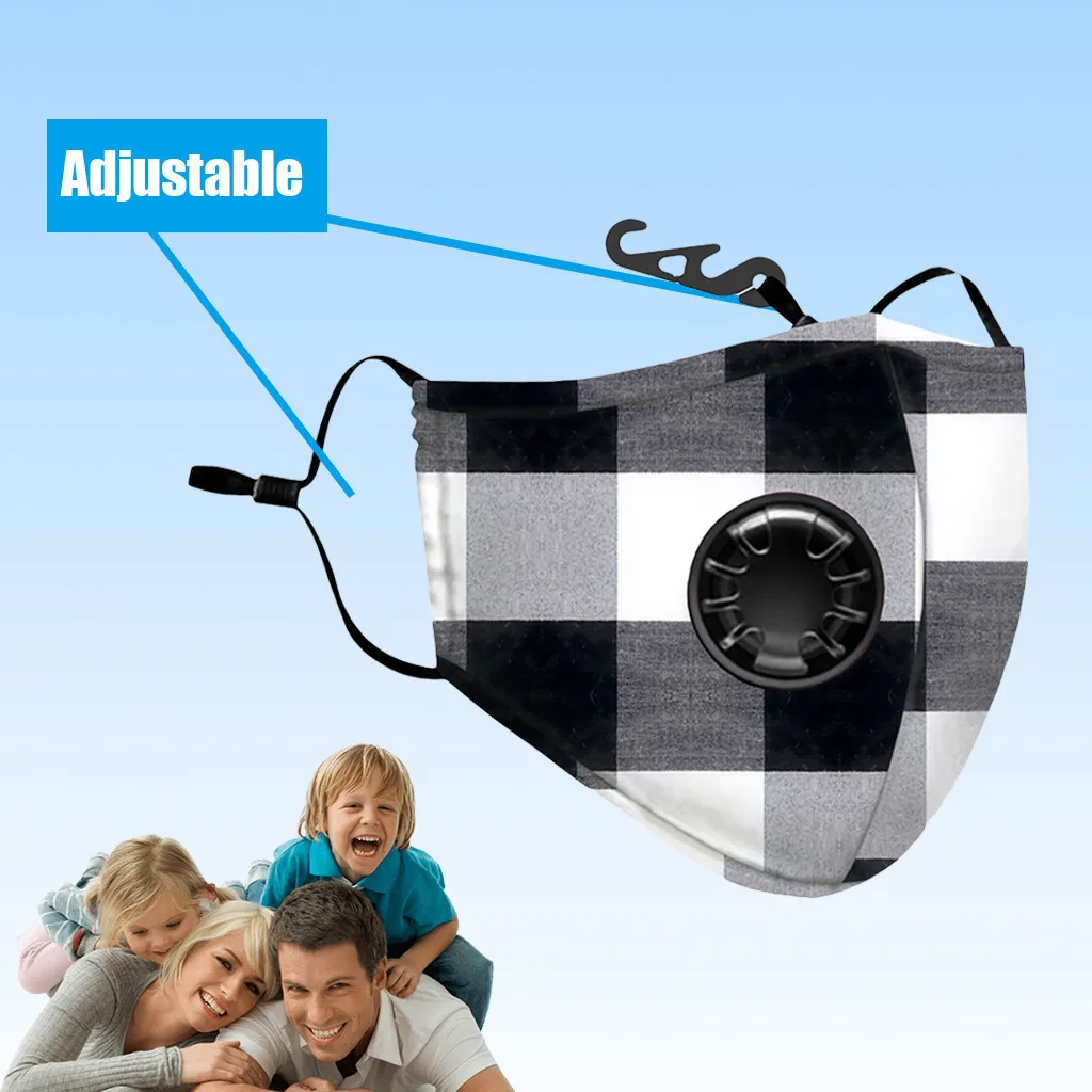 Воздушная Очищающая маска для рта Муфельная угольный фильтр пылеуловитель туман