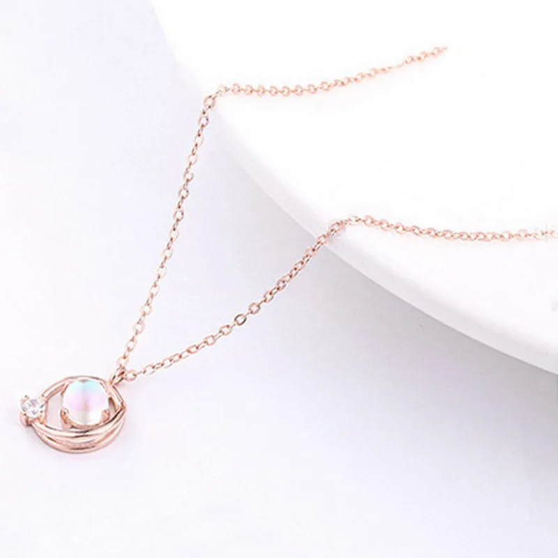 

Planet Star Party Women Pendant Necklace Fashion Female Choker Clavicle Chain Jewelry Simple Ladies Wedding Femme Star Collares
