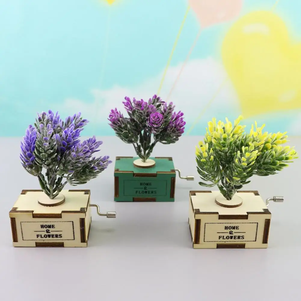 Музыкальная шкатулка GloryStar ручной работы лаванды креативный Рождественский