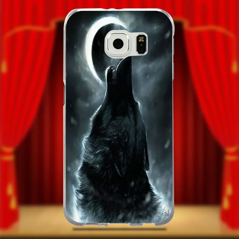 Мягкие силиконовые чехлы для мобильных телефонов из ТПУ волчий ревет в ночь samsung