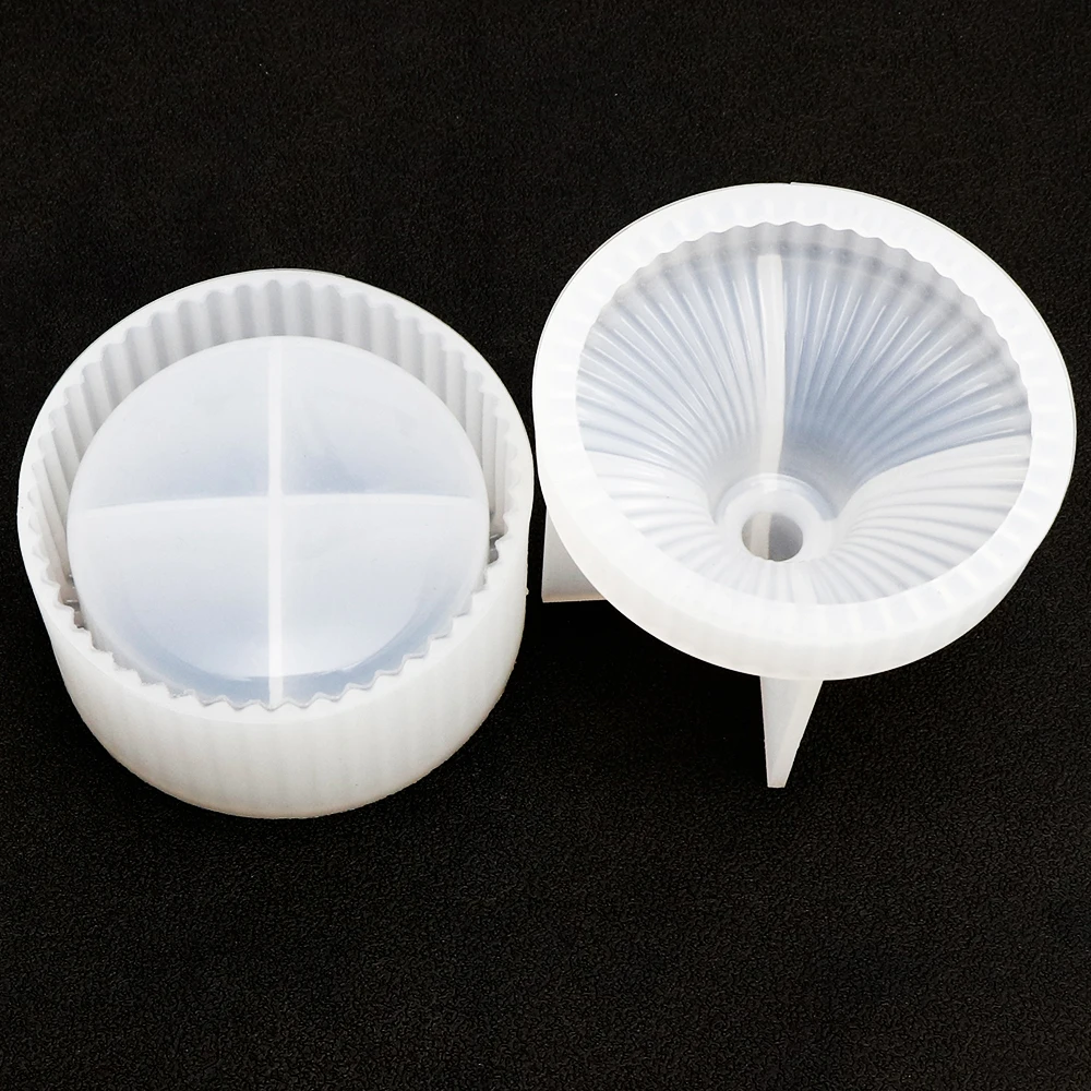 Шкатулка для хранения ювелирных изделий сделай сам из круглые в полоску силикона