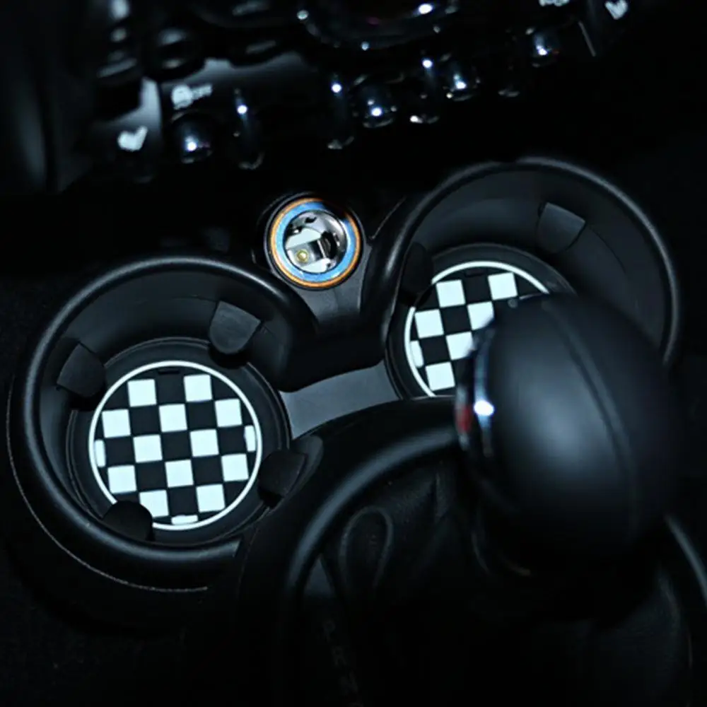 Для mini cooper Полезная Противоударная чашка с силиконовой защитой NON-SLIP накладки mini cooper S compatriot partner R55 R56 R57 R60 F55 f56