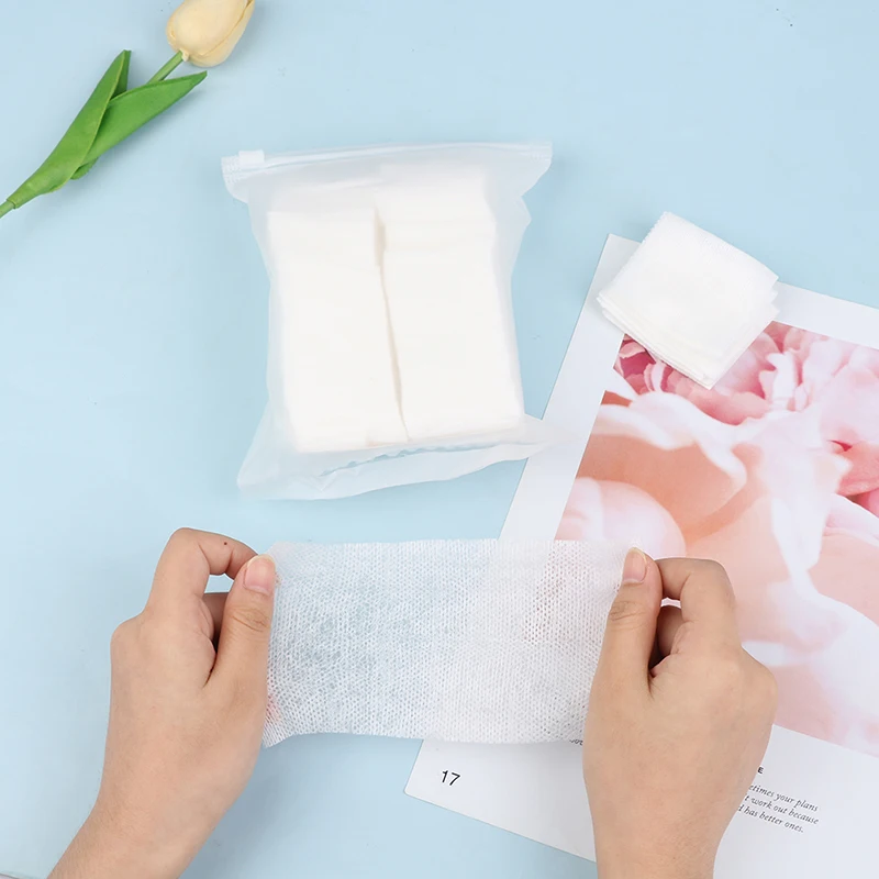 

disposable skin stretchable wet compress cotton makeup remover wipes towel