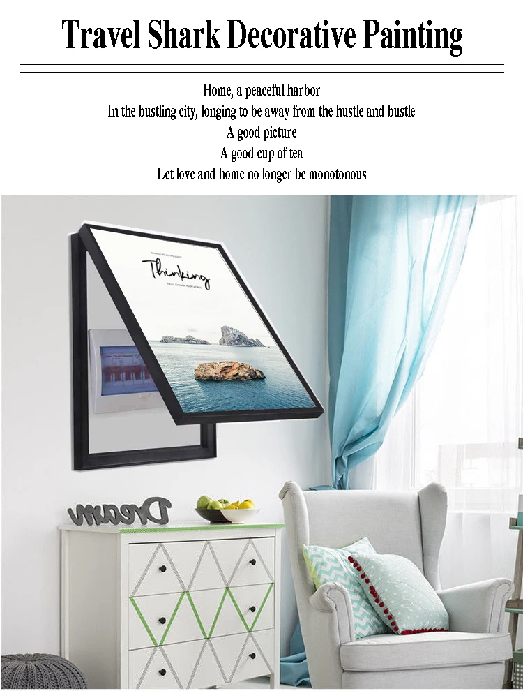 Декоративная роспись счетчика коробки домашнего декора комнаты печать плакатов