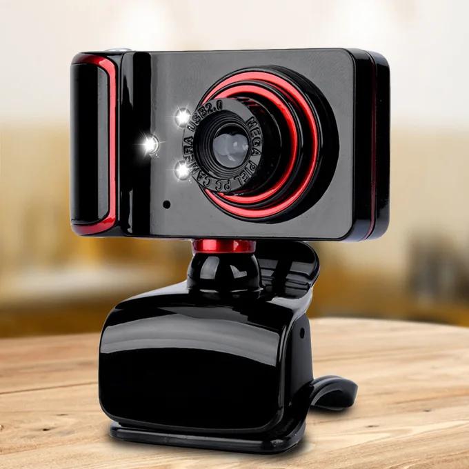 

HD Webcam Web Cam with Microphone Computer Camera USB Plug and Play for PC Laptop Desktop QJY99