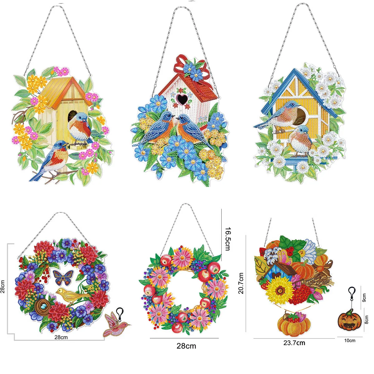 5D двухсторонняя алмазная живопись венок цветок набор для алмазной вышивки