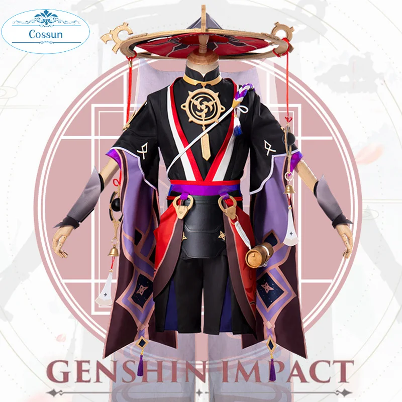 

Косплей-костюм аниме Genshin Impact Scaramouche, костюм для Хэллоуина