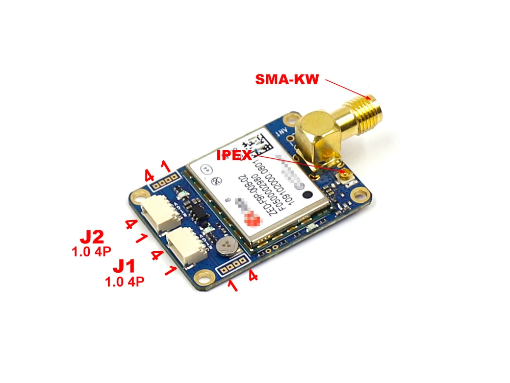 BEITIAN gps EVB ГЛОНАСС BEIDOU Высокоточный сантиметр-уровень gps модуль двухчастотный ZED-F9P модуль RTK BT-F9PK4