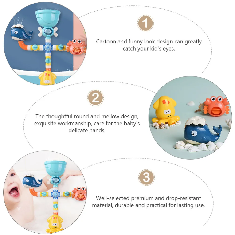 

1Pc Baby Shower Pipe Assembly Children Sprinkler Bathroom