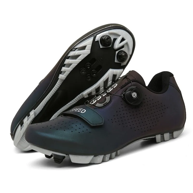 Мужская велосипедная обувь сверхлегкие кроссовки Spd Cleats для дорожного