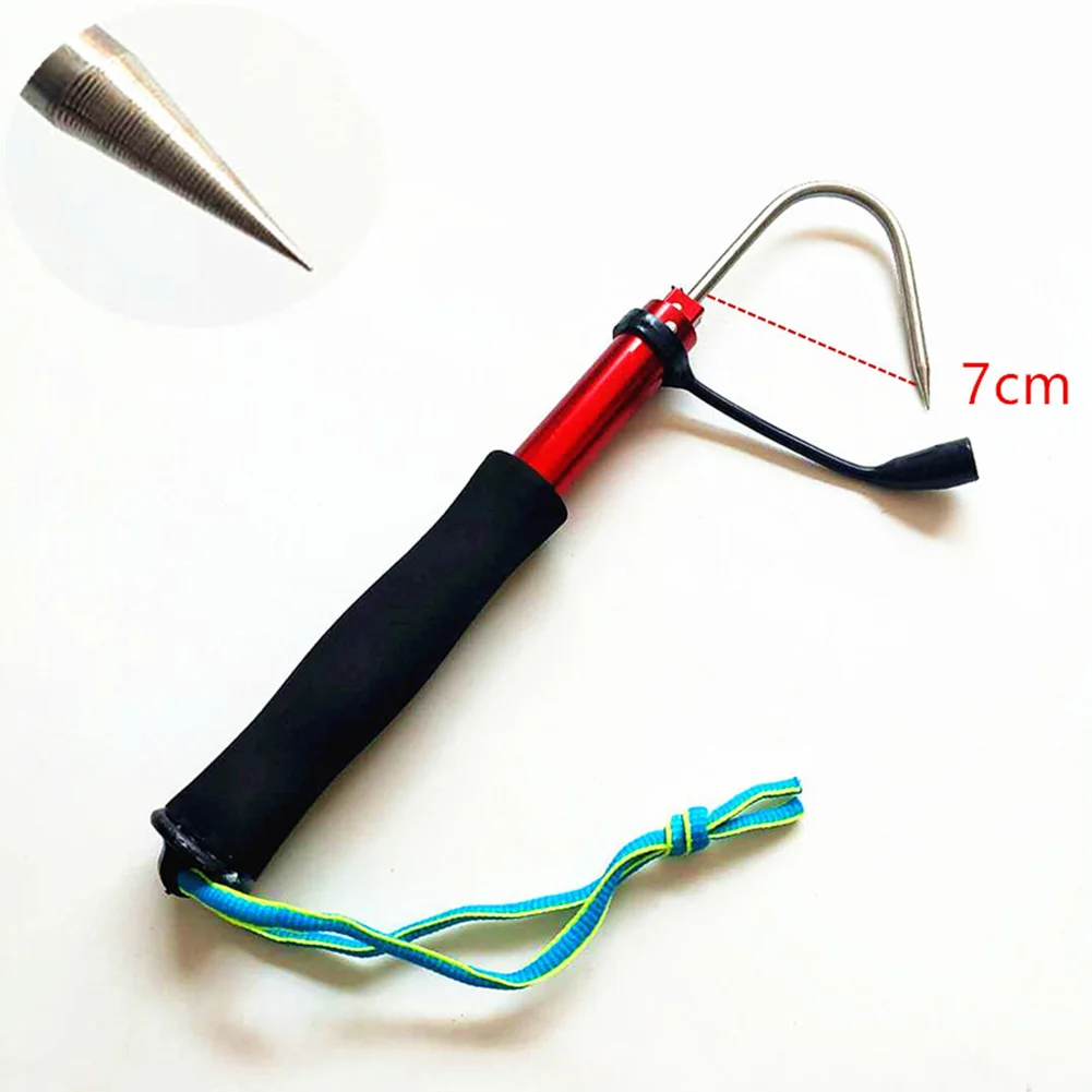 

Telescopic Fishing Gaff 60cm 90cm 120cm Stainless Steel Aluminum Spear Hook Tack Fish Tackle Outdoor Fishing Tool