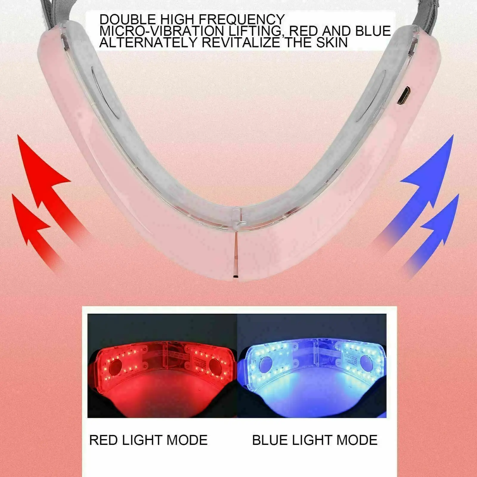 Микро-токовый Электрический пояс для похудения лица пульт дистанционного