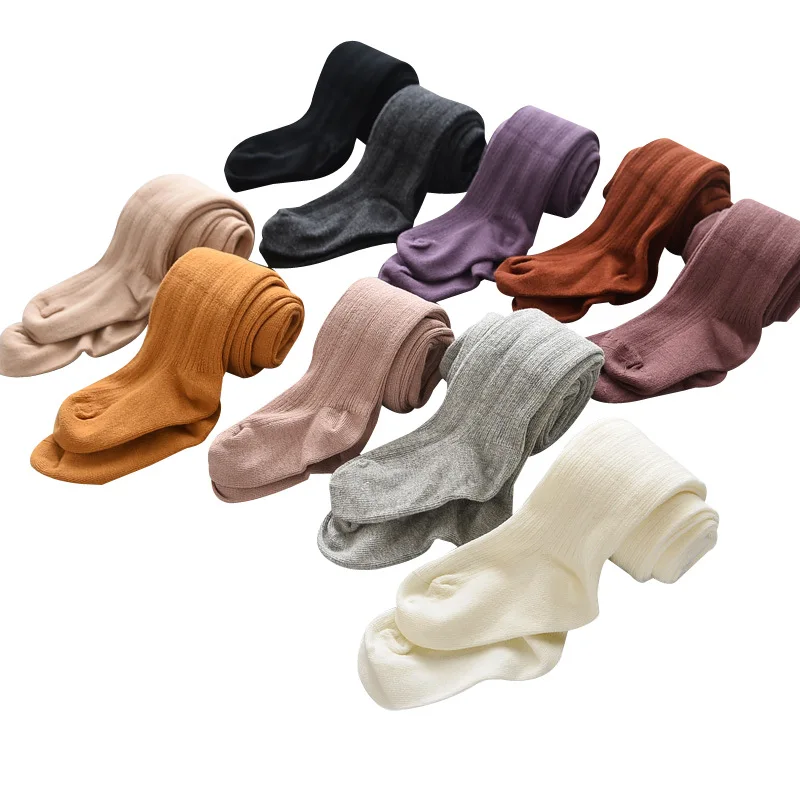 2020 г. Осень-зима новые детские комбинезоны Носки ярких цветов для девочек