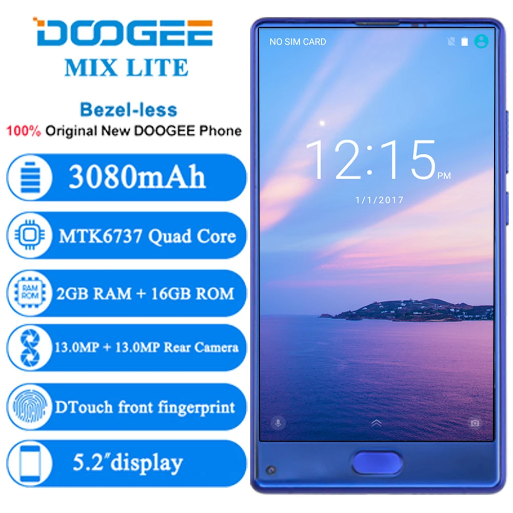 Смартфон DOOGEE MIX Lite 2+16ГБ|Смартфоны| |