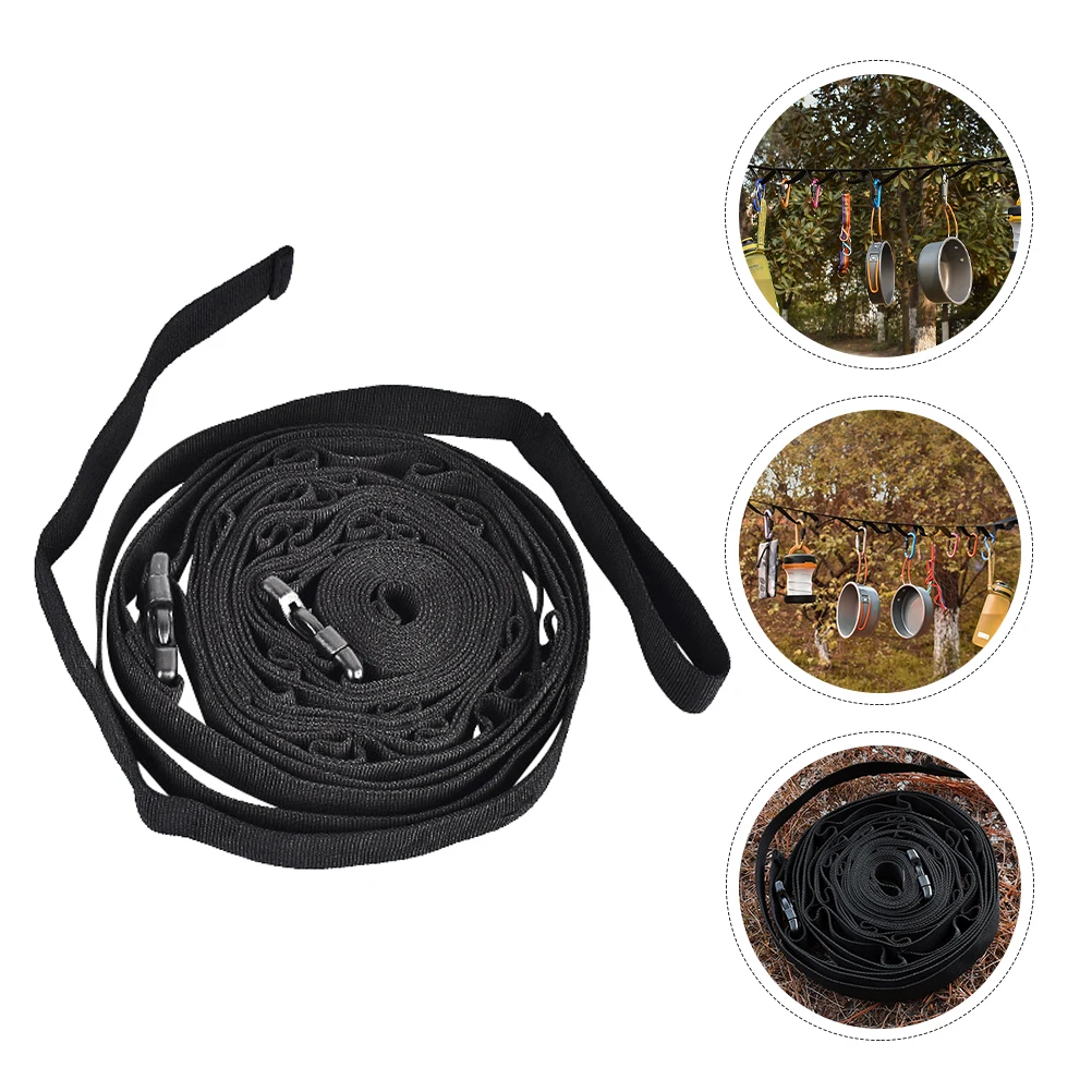 

1Pc Camping Lanyard Camping Clothesline Ribbon Hanging Rope Adjustable Rope