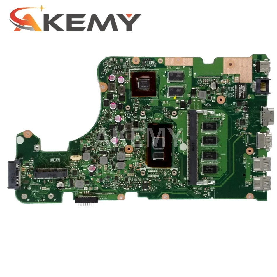 akemy new x555ub mainboard for asus x555uf x555uj f555u x555ub x555uq x555u laptop motherboard 4g ram i5 6th cpu gt940m2gb free global shipping