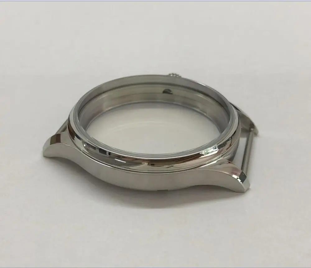 Сапфировый Кристалл 44 мм высококачественные чехлы из нержавеющей стали 316L для