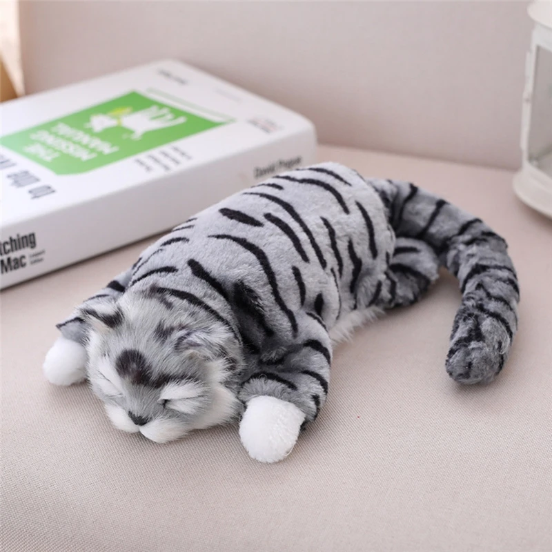 

Stuffed Plush Cat with Sound Tumbling Simulation Animal Doll Children Birthday Gift Home Decor