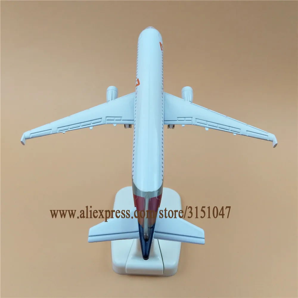 Модель самолета из металлического сплава 16 см Корейская модель Asiana Air A320 Airways Airbus