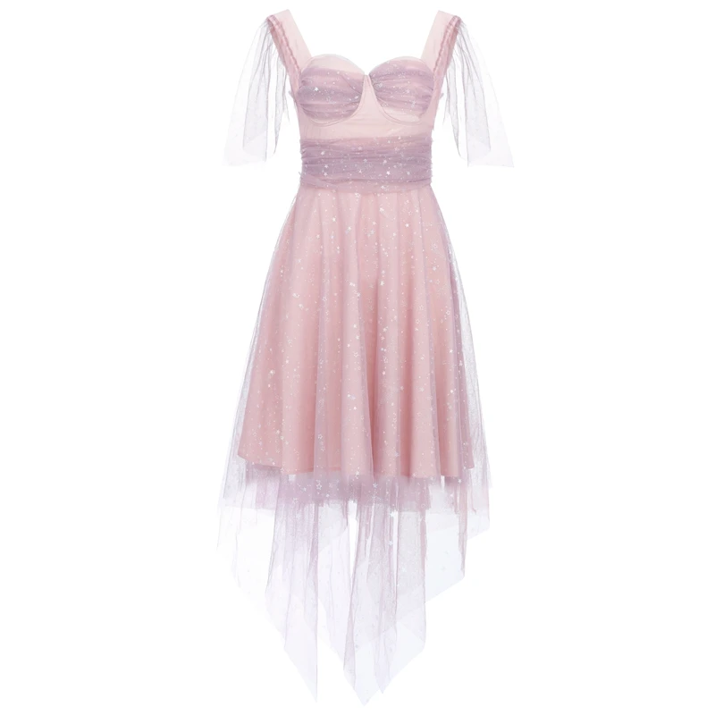 INDRESSME 2019 Новое сексуальное Сетчатое кружевное блестящее короткое платье без