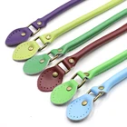 Ремешок для Сумки из натуральной кожи, Сменные ручки ручной работы для сумок через плечо, 2 шт., синие, 60 см