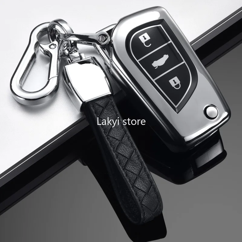 

Новый оригинальный чехол из ТПУ с покрытием для автомобиля чехол для брелока для Toyota Corolla Camry Highlander Levin RAV4 защитный чехол