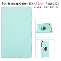 for samsung galaxy tab a7 lite 8 7 inch t220 case 360 degree rotating tablet cover for samsung galaxy tab a7 lite sm t220sm t225