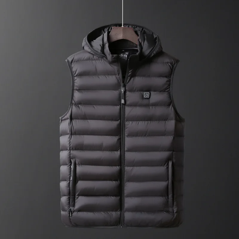 ZYNNEVA новые зимние жилеты с электрическим подогревом для мужчин и женщин USB