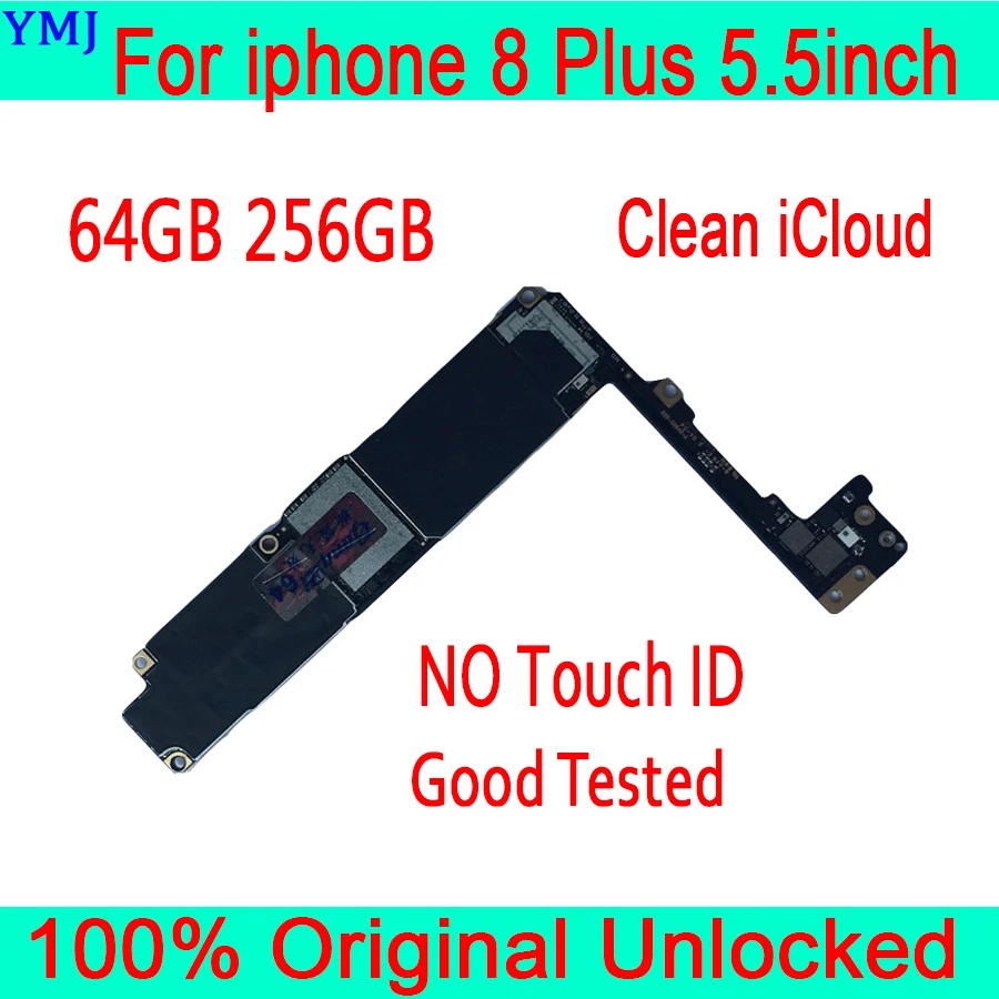 Для iphone 8 Plus P оригинальная IOS системная логическая плата + отпечаток пальца 64 Гб 256