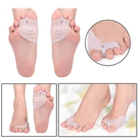 4pcs2 pairs foot care tool toe spreader bunion corrector toe separate adjust hallux valgus straightener pedicure gel protector