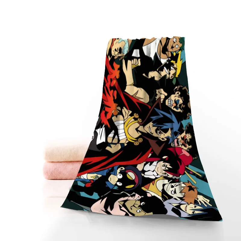 

New Gurren Lagann Towels Microfiber Bath Towels Travel,Beach,Face Towel Custom Creative Towel Size 35X75cm,70X140cm