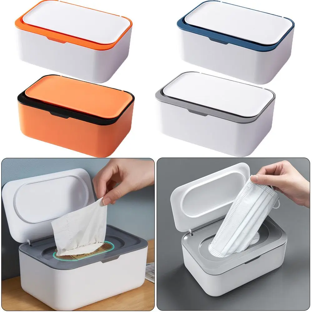 

Baby Sealing Design Storage Case Paper Napkin Case Organizer Wipe Holder Tissue Box Wipes Dispenser