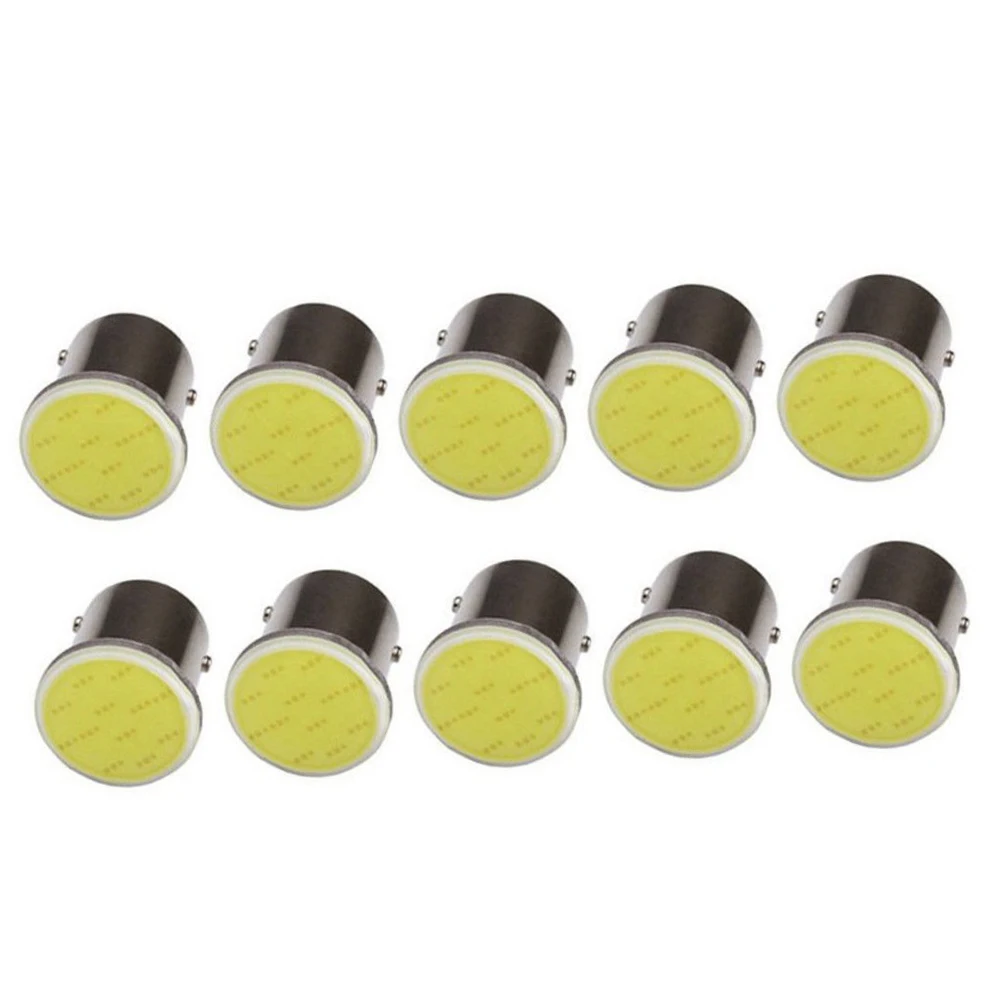 100 шт. P21W Led 1156 COB BA15S автомобильный светильник для автомобильных ламп s тормозной