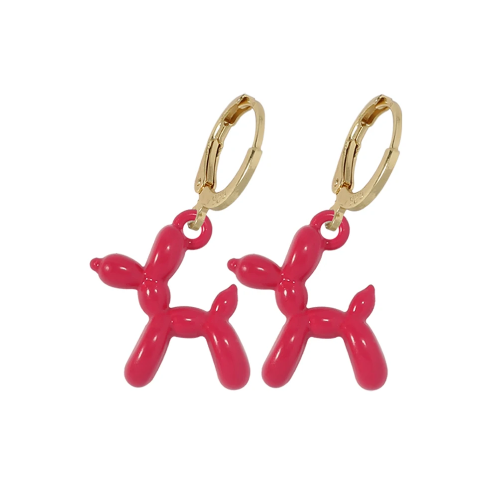 Новые серьги-подвески в виде собаки с воздушным шаром |