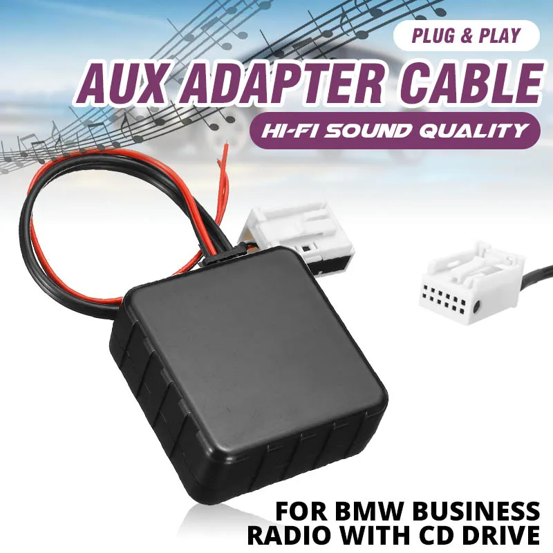 12V Car bluetooth 5.0 Module Audio AUX Cable Adapter Upgraded for BMW E60 E63 E65 E66 E81 E82 E87 E70 E90 E91 E92 E93 | Автомобили и