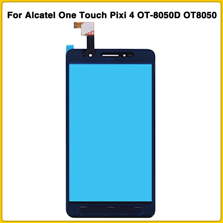 8050D сенсорный экран панель для Alcatel One touch Pixi 4 OT-8050D OT8050 8050D 8050 Переднее стекло дигитайзер сенсор стекло объектив