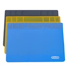 Термостойкий Магнитный силиконовый коврик, термопистолет для ремонта электроники и мобильный телефон