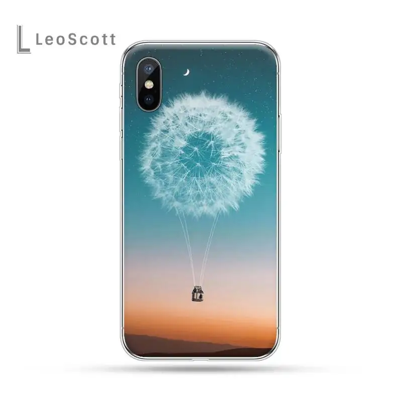 

Dandelion Phone Case For iphone 12 5 5s 5c se 6 6s 7 8 plus x xs xr 11 pro max