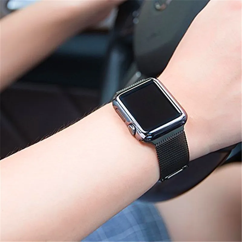 Миланская петля ремешок из нержавеющей стали спортивный ремешок для apple watch 5 4 3 2 1 браслет на запястье аксессуар для iwatch 44 мм 40 мм 42 мм 38 мм