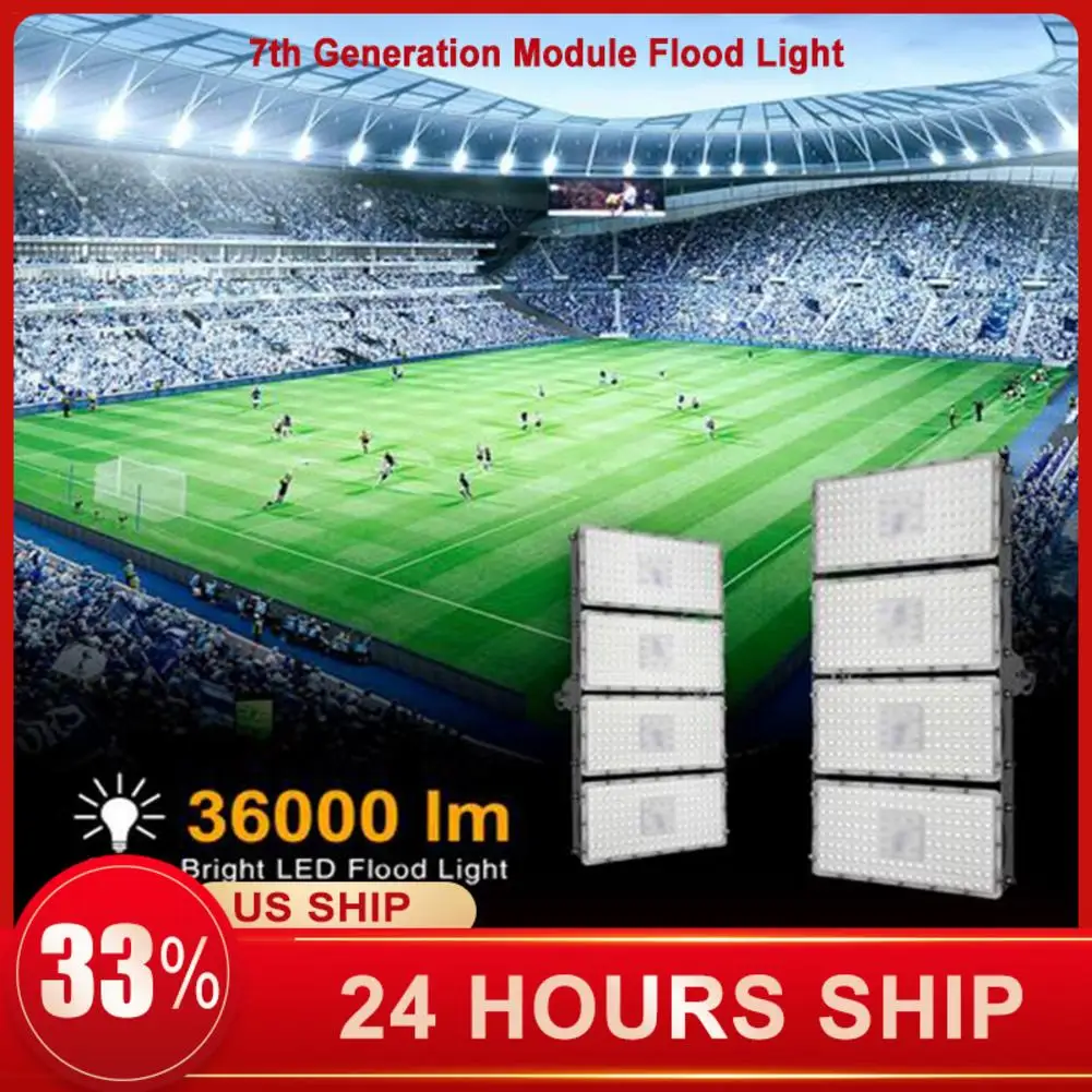 

7th Generation Module LED Flood Light 400W AC 110V Warm White Outdoor Floodlight Spotlight IP65 Waterproof LED Street Lamp