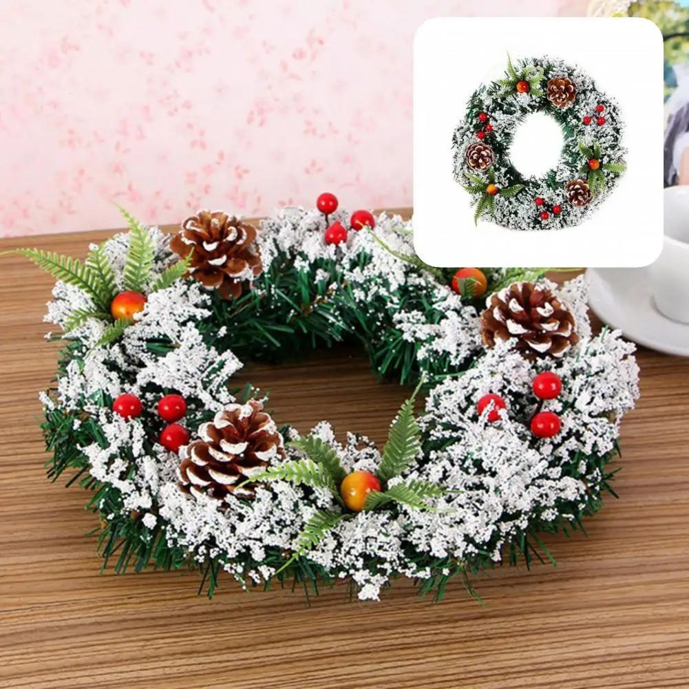 

Long-Lasting Scentless Christmas Tree Artificial Wreath for Balcony