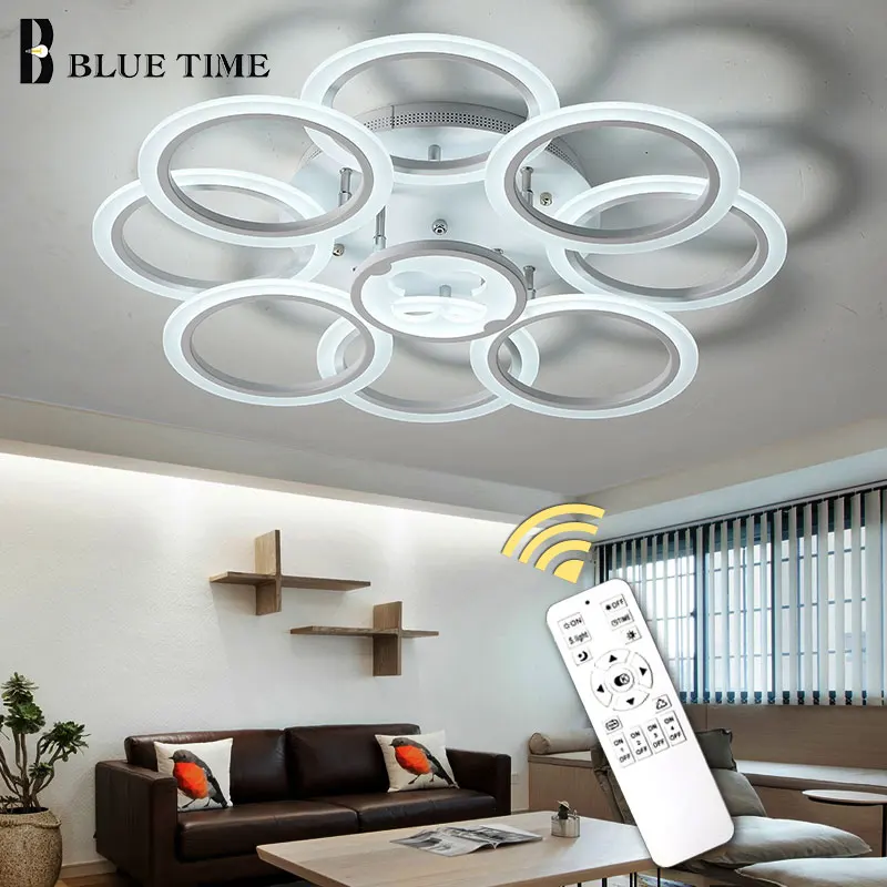 Люстры нового дизайна лампы для гостиной спальни кабинета белая рамка