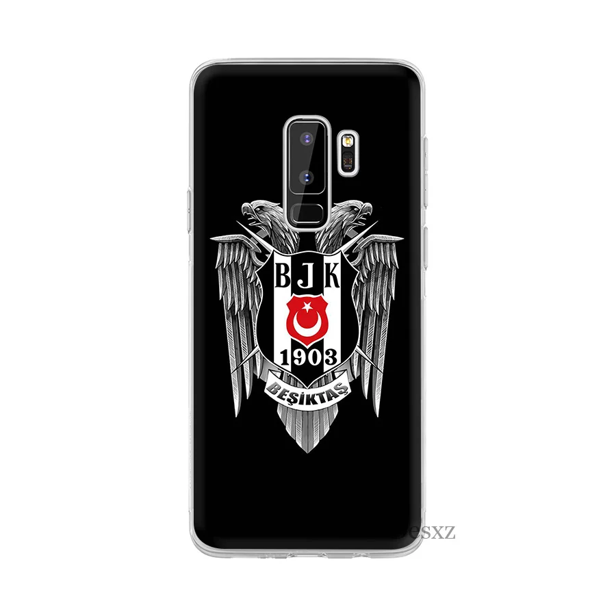 Телефон Бешикташ BJK логотип для samsung S8 S9 S10E S10 плюс S3 S4 S5 S6 S7 Edge Note 8 9 M10 M20 M30 крышка