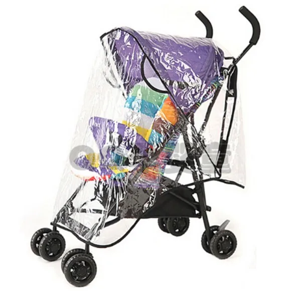 

Factory Price ! Waterproof Rain Cover Windproof Dust Shield For Baby Strollers Pushchair High Quality 1PCS