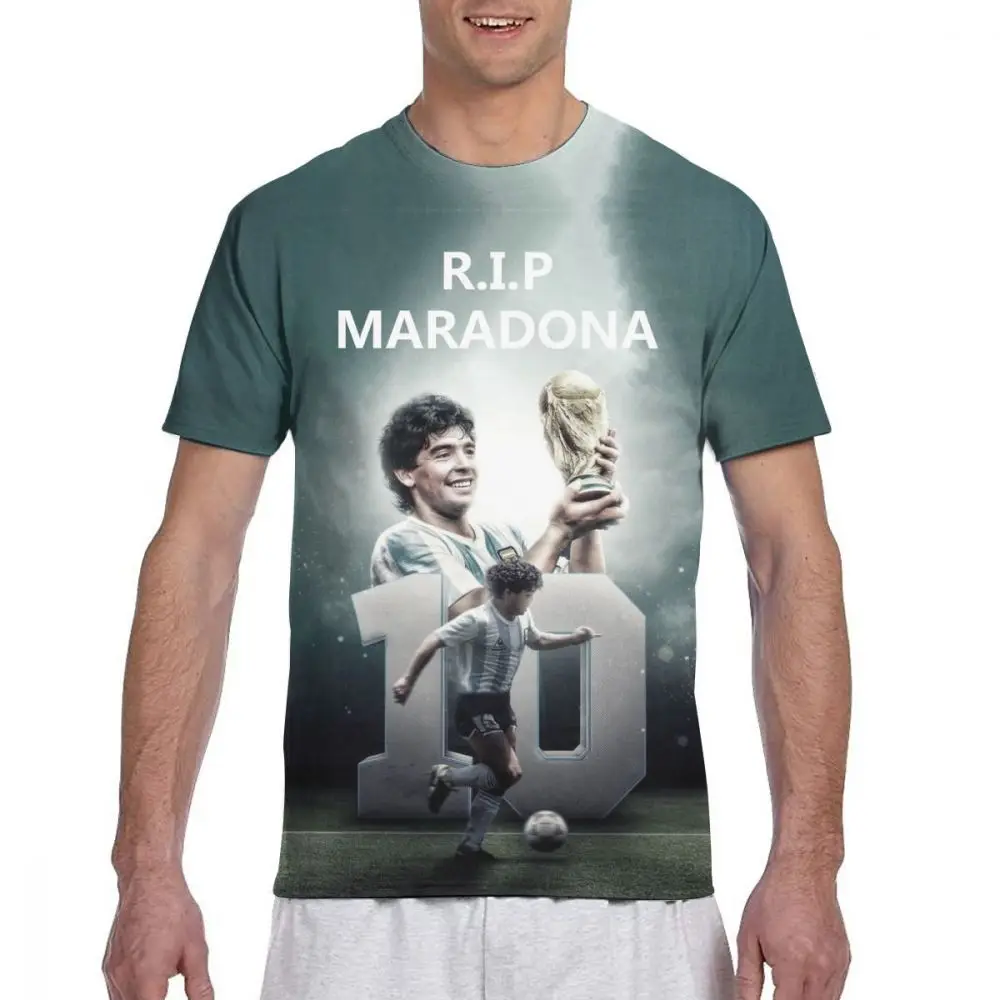 

RIP Diego Maradona T-Shirt NAPOLI CALCIO VINTAGE Mens T Shirts Fashion Classic O-Neck VINTAGE Football Cool Casual Pride
